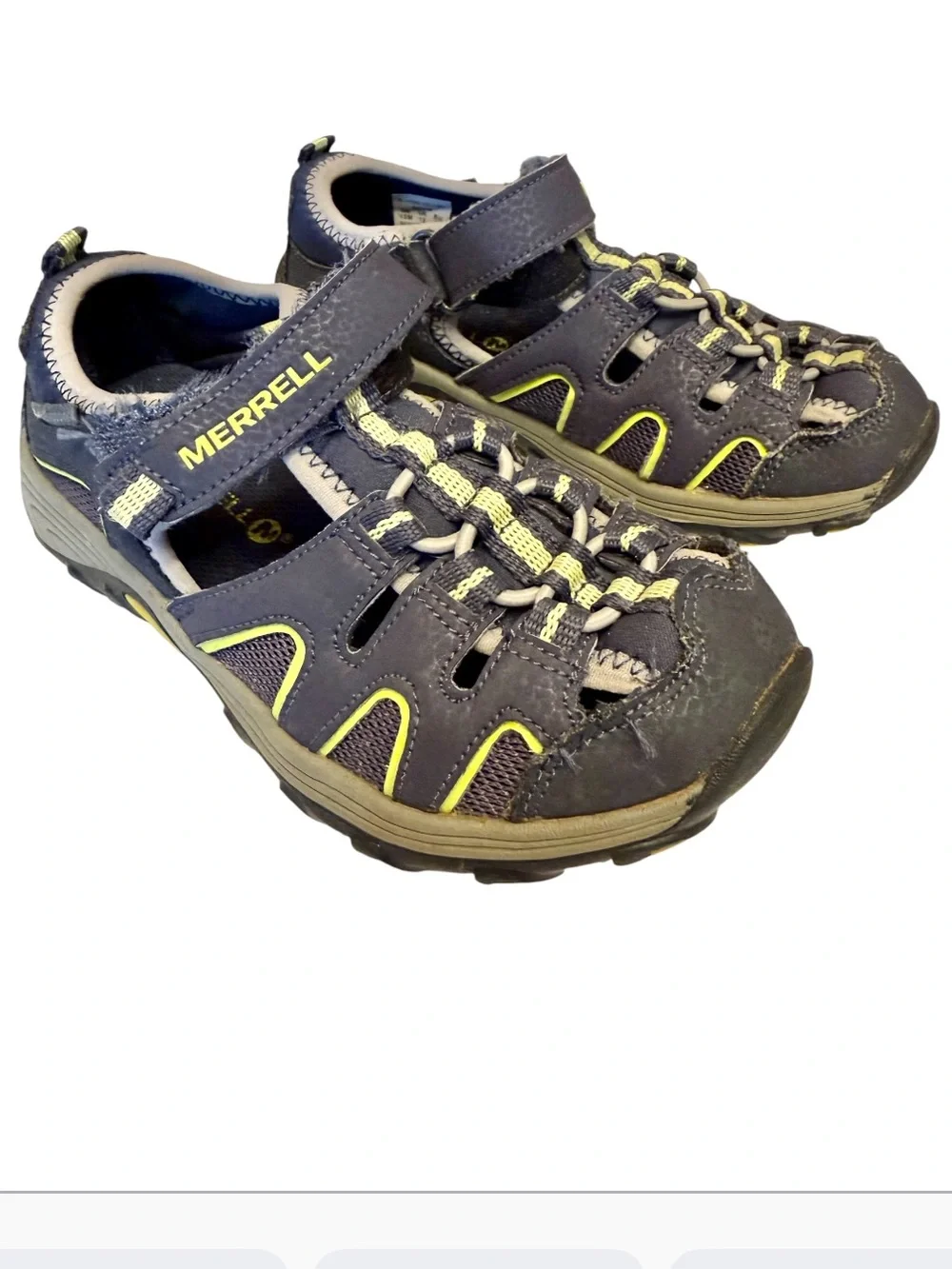 Merrell Kids Hydro H2O Hiker Sandals Sz 13 Navy Blue